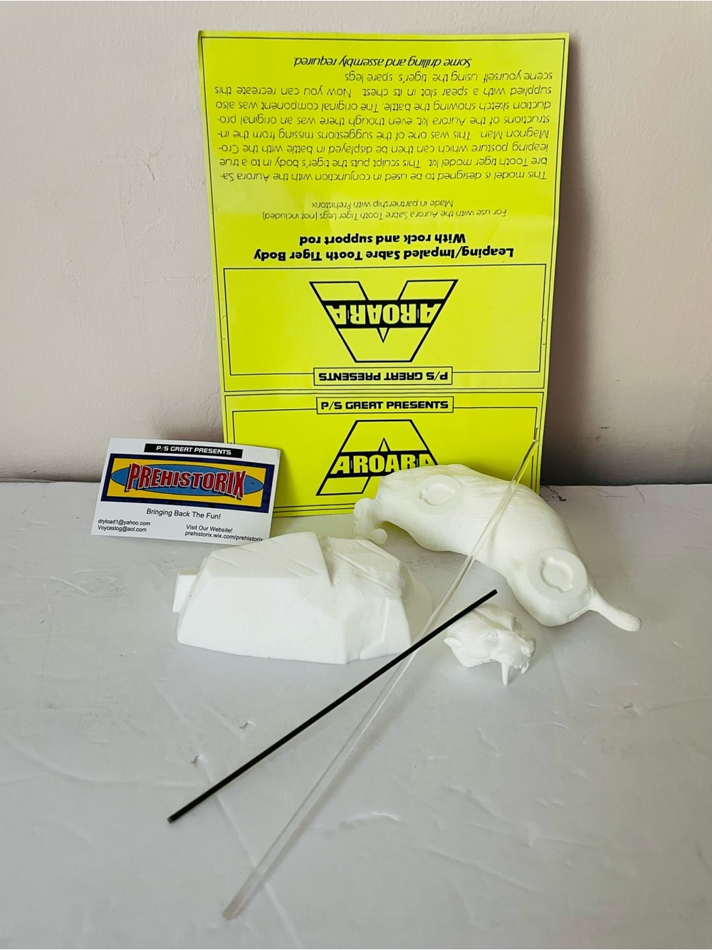 Resin Kit Sabertooth Model Brand Is Aroara Prehistorix
